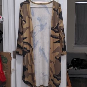 Camo cardigan